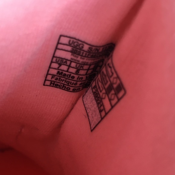 NWT Ugg La Flex Sneaker Posie Pink White 7 - Picture 8 of 13